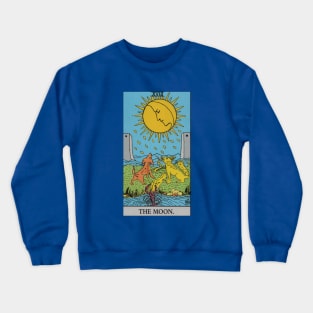 The Moon Tarot Card Crewneck Sweatshirt